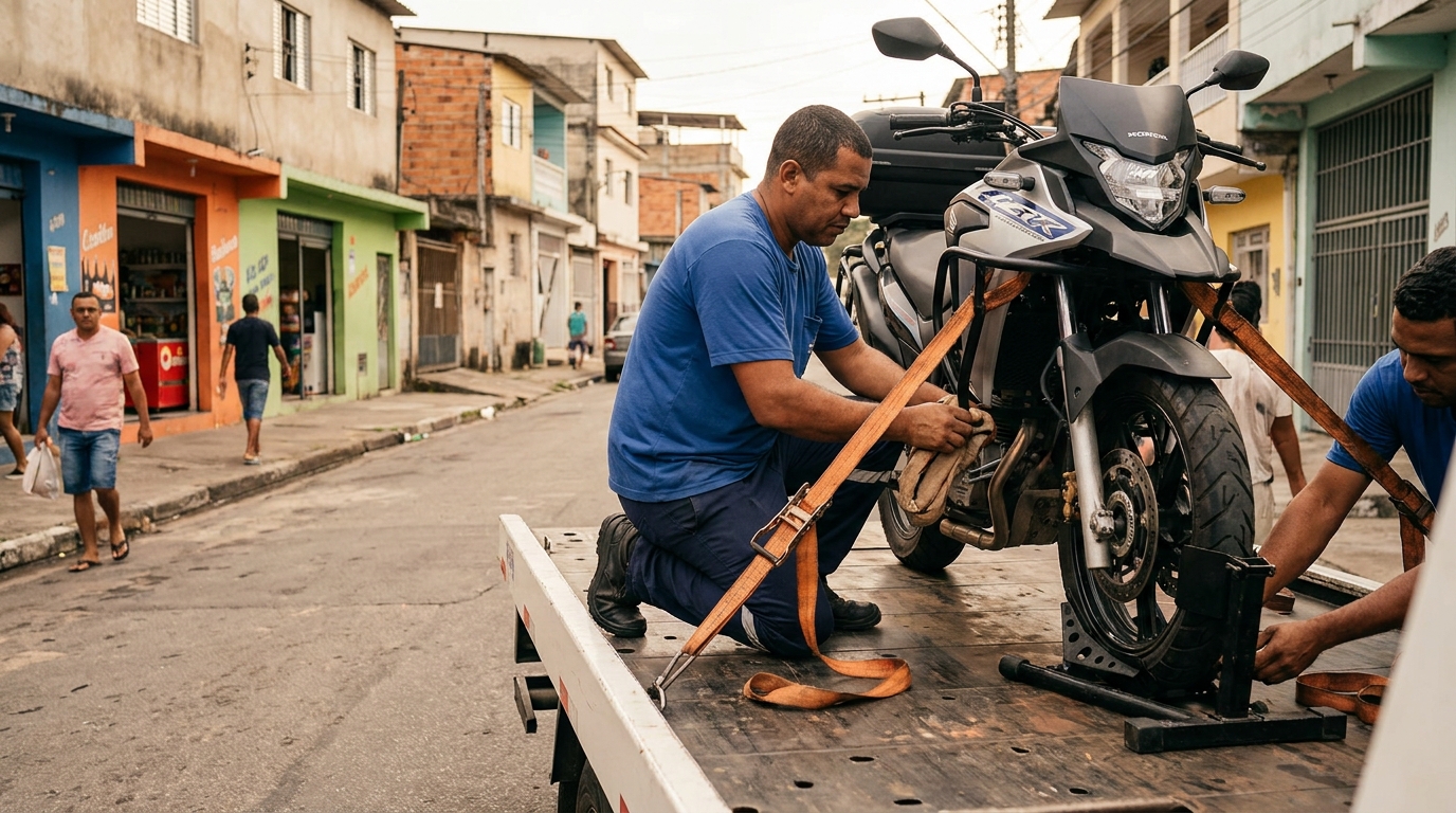 Guincho para Moto perto de mim em São Bernardo do Campo‑SP